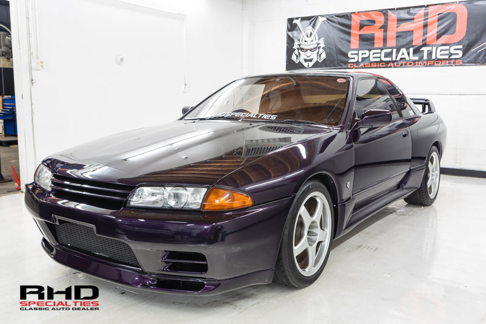 hpi NISSAN skyline GT-R （R32） ダークパープル　レア MotorHelix Nissan Skyline GT-R (R32) - Purple • DiecastSociety.com