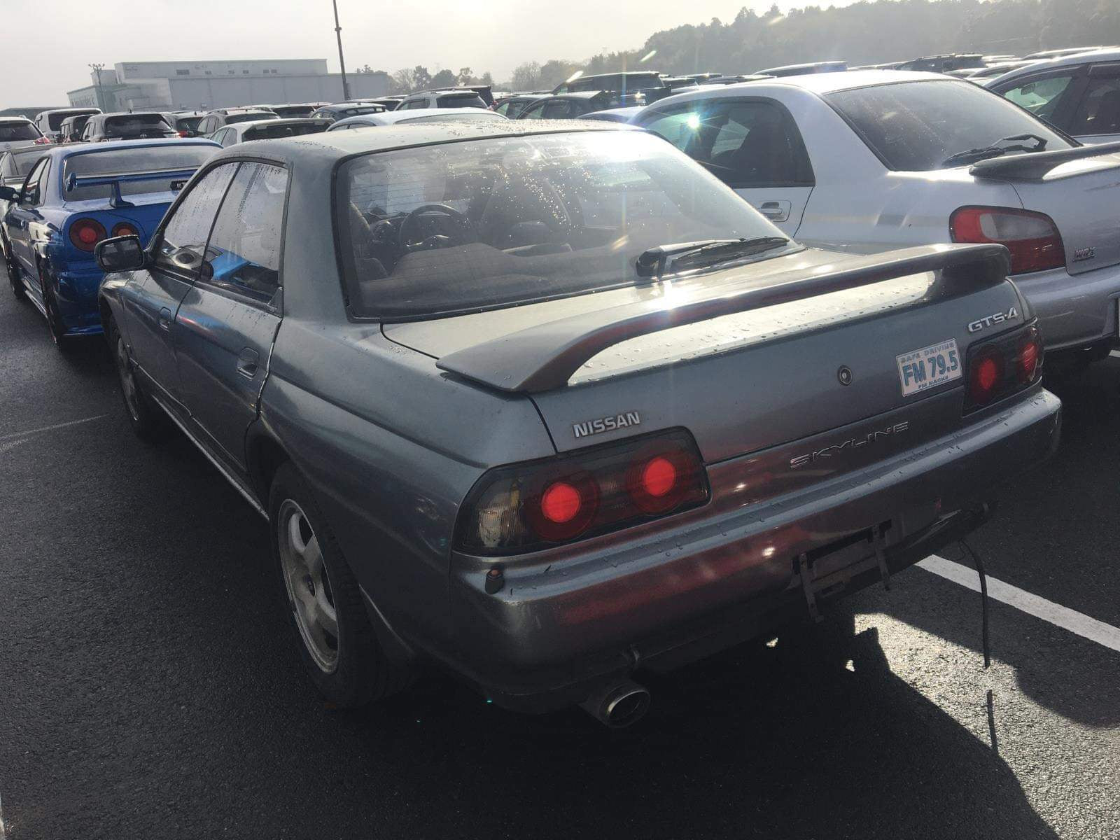 R32　スカイライン　4ドア　セダン　？　GTS-4　純正　トランク　グレー Nissan Skyline R32 Sedan GTS4 (In Process) – RHD Specialties LLC